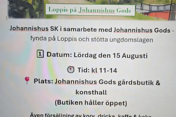 Loppis på Johannishus Gods