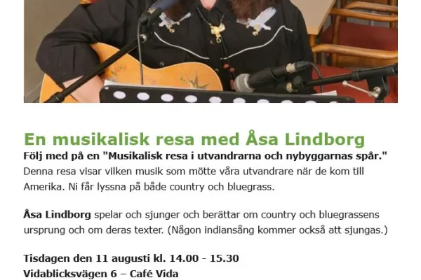 Musikalisk resa med Åsa Lindbord