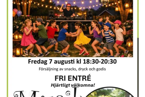 Disco för barn i Bräkne-Hoby