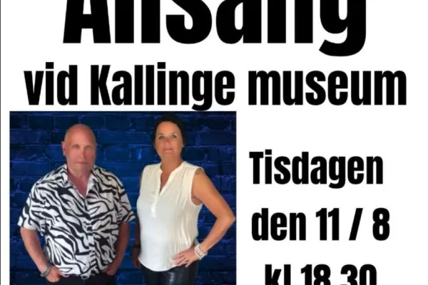Allsång vid Kallinge museum