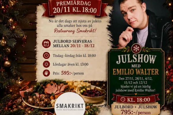 Julshow med Emilio Walter