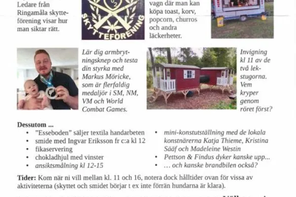 Familjedag på Björkehäll i Hallabro