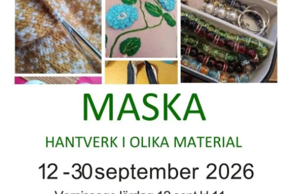 MASKA - Hantverk i olika material