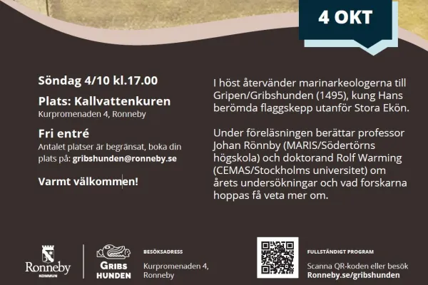Nya undersökningar av Gripen/Gribshunden (1495)