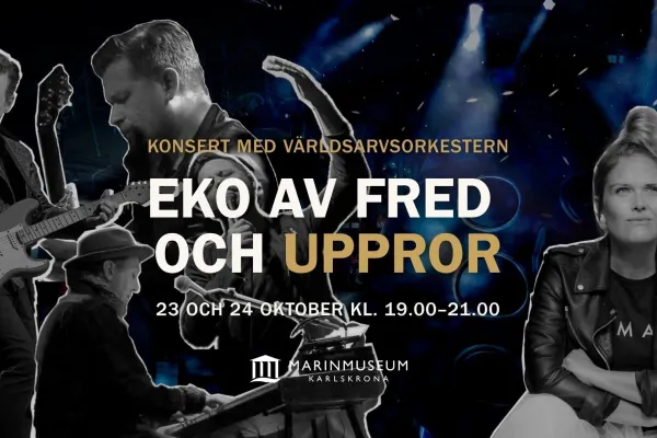 Konsert på Marinmuseum: Eko av fred och uppror