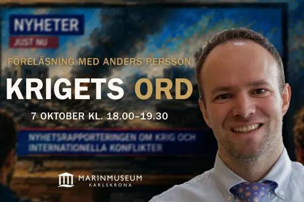 Föreläsning på Marinmuseum: Krigets ord