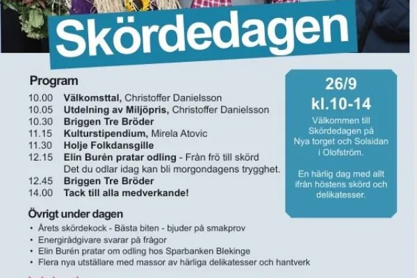 Skördedagen 2026