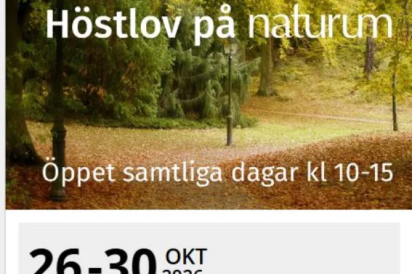 Höstlov på naturum
