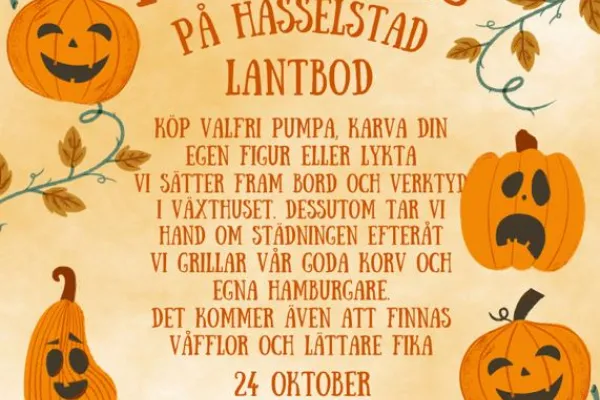 Pumpa-dag på Hasselstad Lantbod 