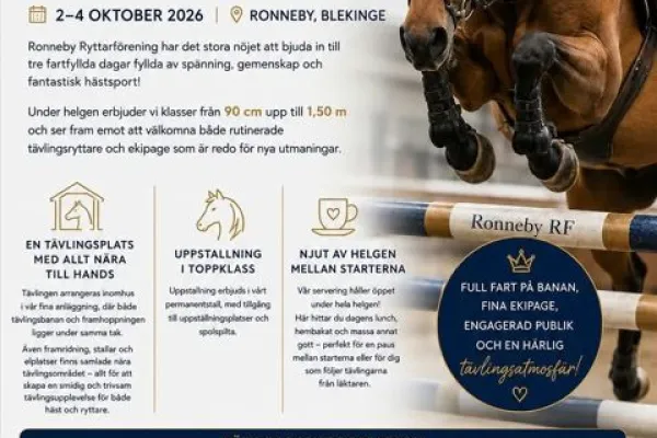 Ronneby Horse Center - Hopptävlingar