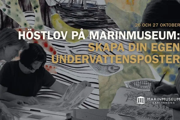Höstlov på Marinmuseum: Skapa din egen undervattensposter