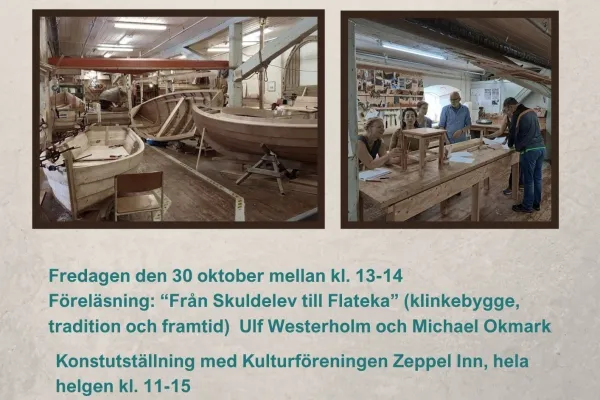 Världsarvsdagar - Båtbyggeri, möbelsnickeri, konstutställning på Stumholmen