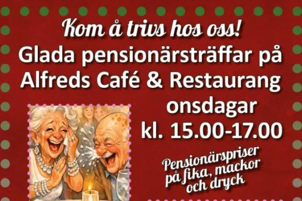 Glada pensionärsträffar i Hoby
