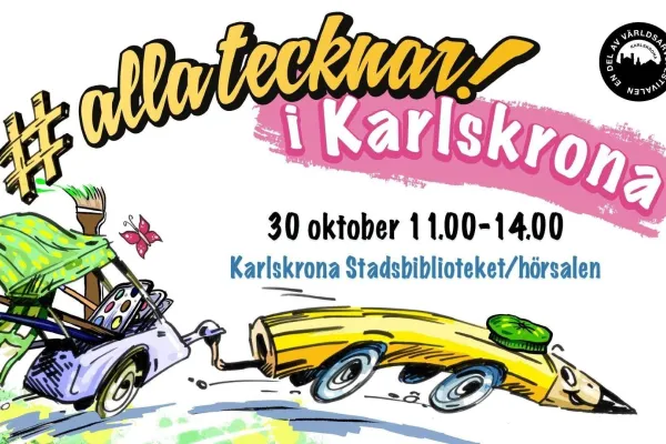 #Allatecknar - Rita läslovsmonster