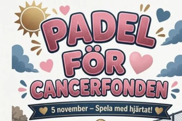 Padel för Cancerfonden