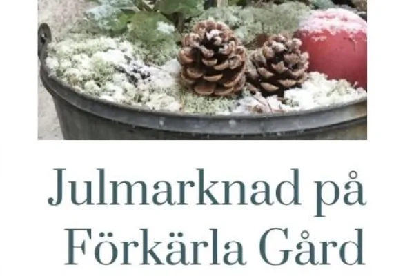 Julmarknad på Förkärla Gård