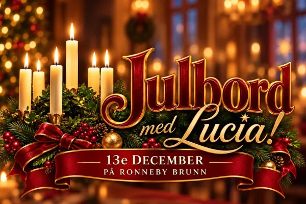 Julbord med Lucia på Ronneby Brunn