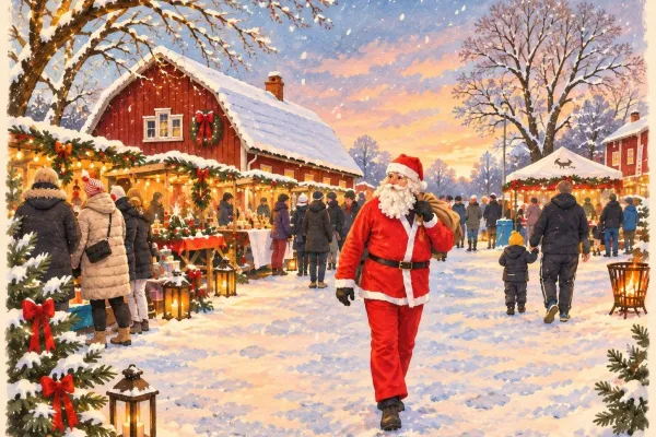 Julmarknad i Fridlevstad