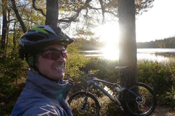 MTB cycling in the enchanted forest