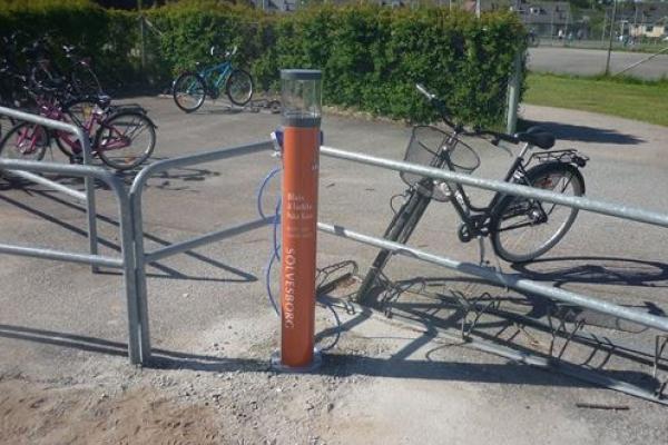 Bicycle pump Järnvägsparken