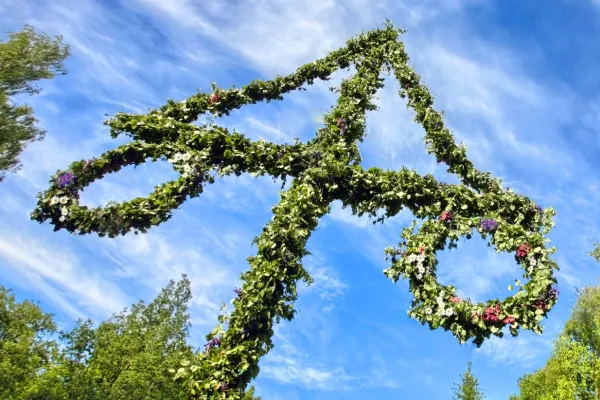 Midsommarfirande i Mörrum