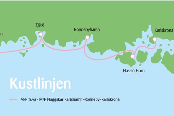 Boat - Karlskrona / Ronneby / Karlshamn coastline