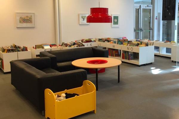The library withchildren's department