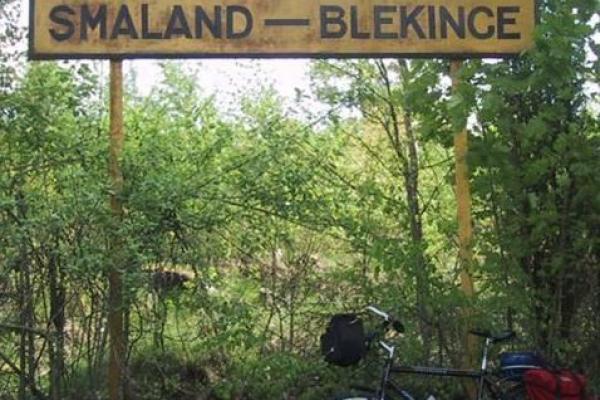The border between Blekinge and Småland