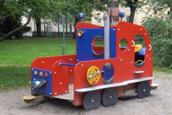 The playground in town centre