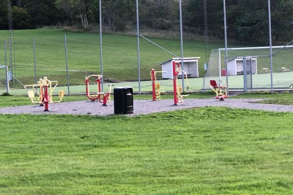 Outdoor gym and local sports grounds in Karlskrona