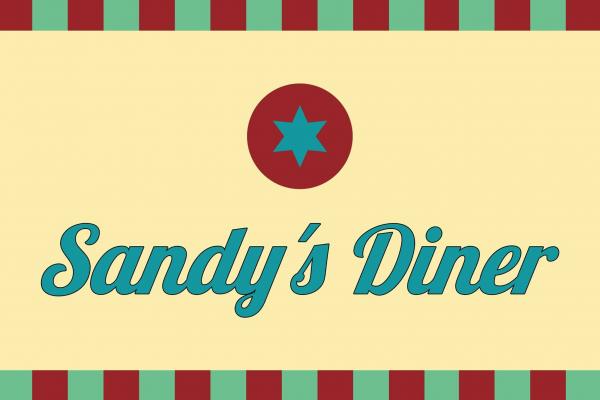 Sandy's Diner logga