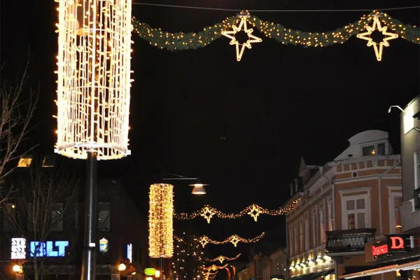 Julskyltning i Karlshamn