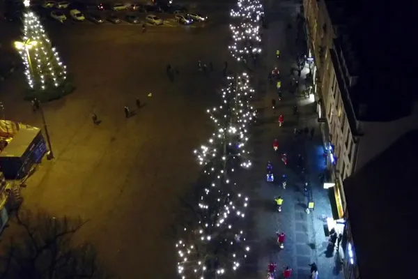  Luciakortege med Old Moppers 