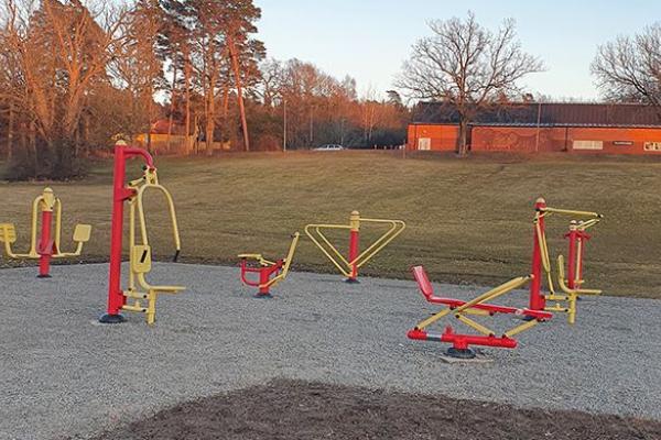 Outdoor gym and local sports grounds in Karlskrona