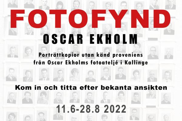Konstutställning: Fotofynd - Oscar Ekholm