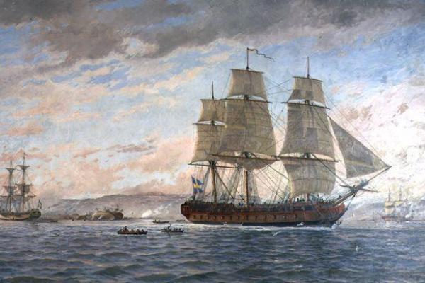 Målning av skepp