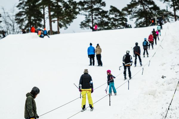 Skifahren - Rödeby Ski piste