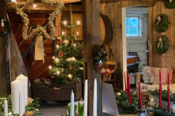 Julstämning på Riksdagsmannagården