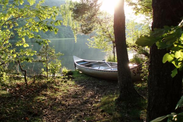 Canoeing on Ivösjön and Holjeån