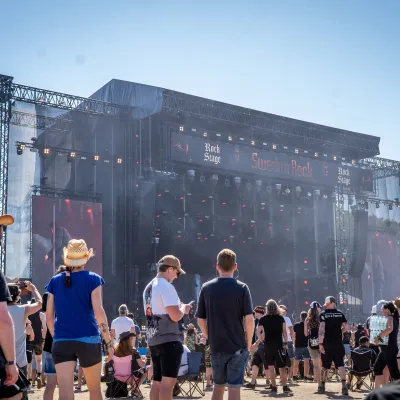 scen på sweden rock festival