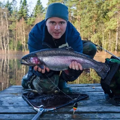 Fiska hos Haramsjömåla Fiskecamp i Olofström