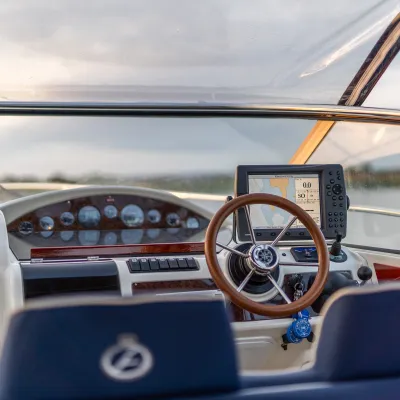 Båt i Sölvesborgsviken