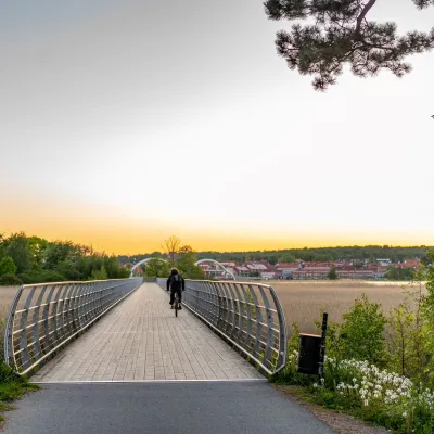 Cykel på Sölvesborgsbron
