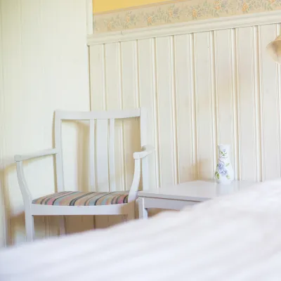 Charmiga rum på Mjällbyhus i Sölvesborg