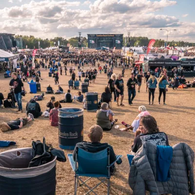 Området på Sweden rock festival
