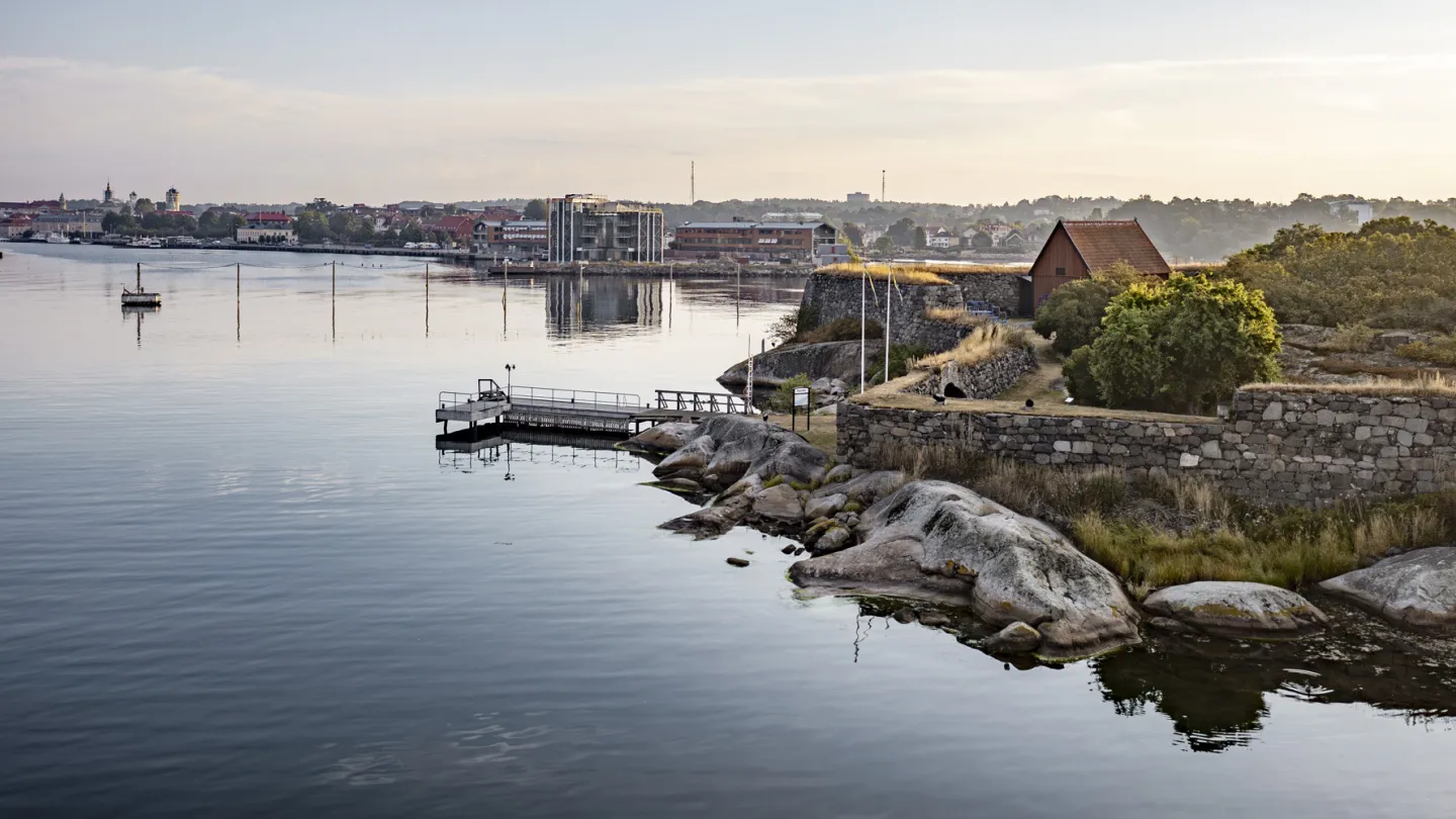 Karlshamns skärgård, med Kastellet det första du möter