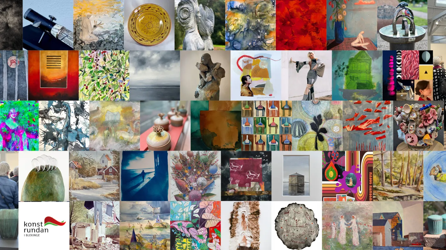 Medverkande under Konstrundan i Blekinge 2026